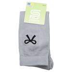 Premier Socks Teenage Knee Highs With Bow Embroidery s.23-25 Light Grey