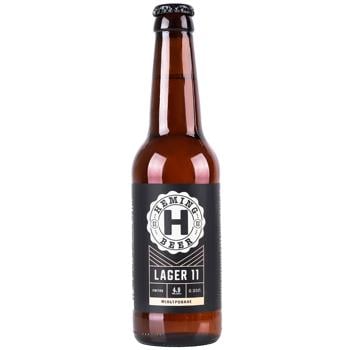 Heming Lager 11 Light Filtered Beer 4.9% 0.33l