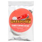 Грінки Шкварочки хлібні Сьомга з сирним соусом 60г