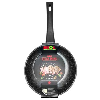 Biol 24074Р Steak Menu Frying Pan with Non-stick Coating 24cm - buy, prices for - photo 2
