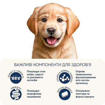 Home Food Dry Food with Trout and Rice for Puppies of Medium and Large Breeds 1.6kg - buy, prices for MasterZoo - photo 5