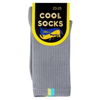 Шкарпетки Cool Socks жіночі р.23-25 сірий - купити, ціни на - фото 1