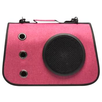 MasterZoo Carrying Bag with Porthole for Dogs and Cats Up to 5 kg 40x27x25cm Pink - buy, prices for MasterZoo - photo 1