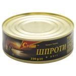 Шпроти Супій в олії 230г