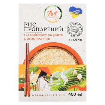 Рис Art Foods пропарений 4*100г - купити, ціни на ЕКО Маркет - фото 2