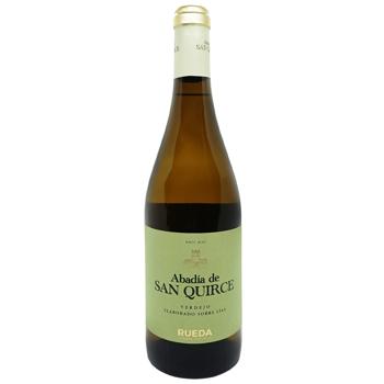 Abadia de San Quirce Verdejo Rueda white dry wine 13% 0.75l - buy, prices for COSMOS - photo 1