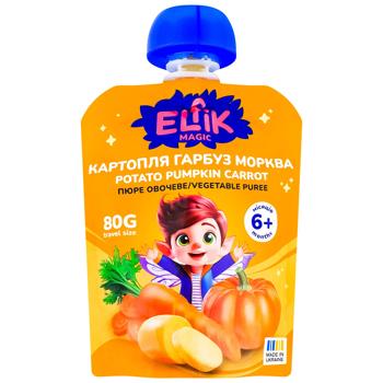 Elfik Magic Potato-Pumpkin-Carrot Vegetable Puree 80g