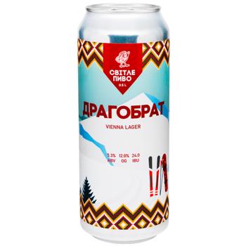 Tsypa Dragobrat Vienna Lager Light Unfiltered Beer 5.3% 0.5l