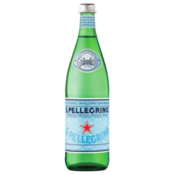 Вода минеральная San Pellegrino газированная 0,75л