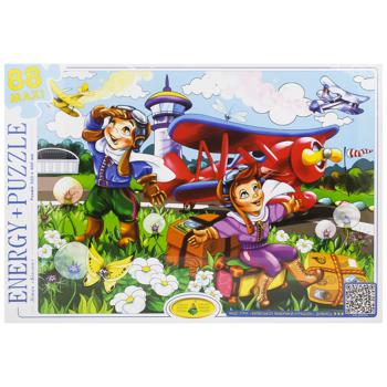 Kyiv Toy Factory Biplane Aircraft Puzzles 88 Elements - buy, prices for EKO Market - photo 1