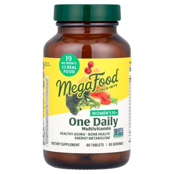 Мультивітаміни і мінерали для жінок 55+ MegaFood 60 таблеток - купити, ціни на Біотус - фото 1