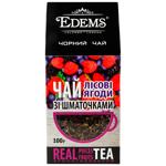Чай черный Edems с кусочками лесных ягод 100г