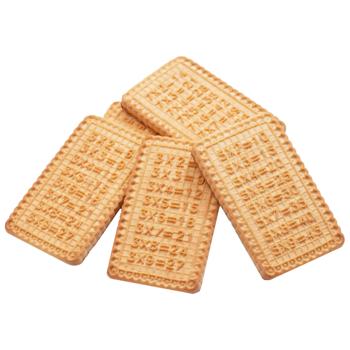 Печиво Бісквіт-Шоколад Шпаргалка зі смаком пряженого молока - купити, ціни на Чудо Маркет - фото 1