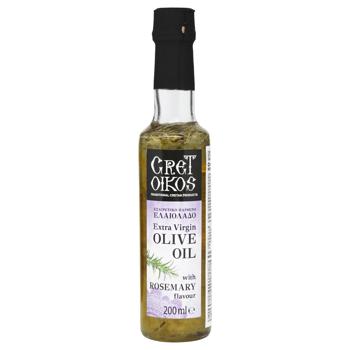 Cretoikos Extra Virgin Olive Oil with Rosemary Flavor 200ml - buy, prices for COSMOS - photo 1