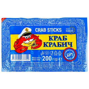 Crab-Krabych Crab Sticks - buy, prices for Epicentr FOOD - photo 1