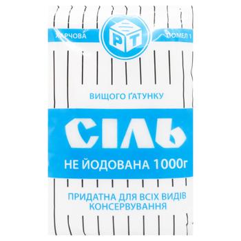 Сіль харчова вищий сорт 1кг - купити, ціни на ЕКО Маркет - фото 1
