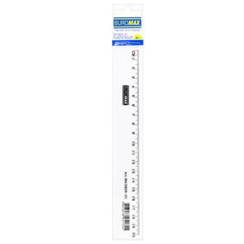 Buromax Transparent Plastic Ruler 20cm - buy, prices for METRO - photo 1