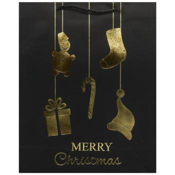 Пакет бумажный Angel Gifts Новогодний 26*32*10см - купить, цены на МегаМаркет - фото 3