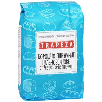 Мука Trapeza Цельнозерновая пшеничная из твердых сортов пшеницы 1кг - купить, цены на КОСМОС - фото 3