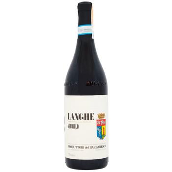 Вино Langhe Produttori del Barbaresco Nebbiolo красное сухое 14% 0,75л - купить, цены на WINETIME - фото 1