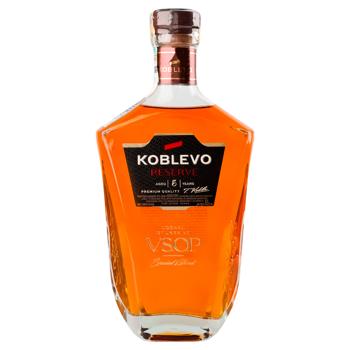 Koblevo Reserve VSOP 5 Years Cognac of Ukraine 40% 0.5l