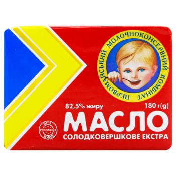 Масло ПМКК Экстра сладкосливочное 82,5% 180г - купить, цены на Идеал - фото 2