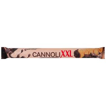 Трубочка вафельная Dobrobut Chocolate Premium XXL Канноли с шоколадной начинкой 42г - купить, цены на Эпицентр FOOD - фото 1
