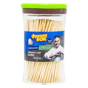 Freken Bok Bamboo Toothpicks 250pcs - buy, prices for METRO - photo 1