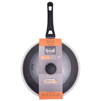 Сковорода Krauff со стеклянной крышкой 26см - купить, цены на За Раз - фото 2