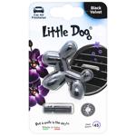Little Dog Black Velvet Car Air Freshener