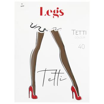 Колготки жіночі Legs Tetti Colour 40ден р.4 sand - купити, ціни на ULTRAMARKET - фото 1