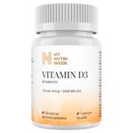 Вітамін Д3,  Vitamin D3, MyNutriWeek, 5000MO 120 кап
