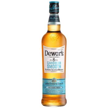 Віскі Dewar's Carribean Smooth 8 years 40% 0,7л - купити, ціни на Ідеал - фото 1