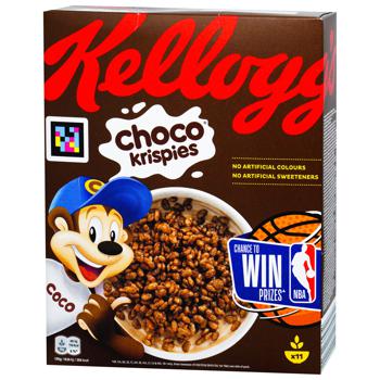 Шарики рисовые Kellogg шоколад 330г