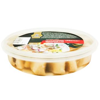 Оселедець Дом Фактор Матьє філе-шматочки в олії 200г - купити, ціни на Cупермаркет "Харків" - фото 1