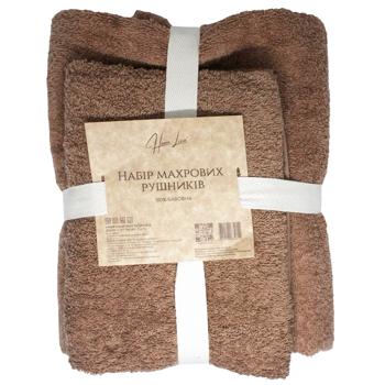Набор полотенец Home Line махровых 2шт - купить, цены на КОСМОС - фото 6