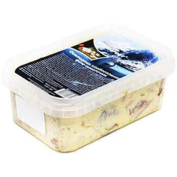 Сельдь Fish Port слабосоленая филе-кусочки в майонезно-горчичном соусе 500г - купить, цены на КОСМОС - фото 1