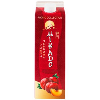 Напиток винный Mikado Слива красный полусладкий 9-14% 1л - купить, цены на Торба - фото 1