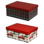 Gift Box With Pattern 25*18*10.5cm in Assortment