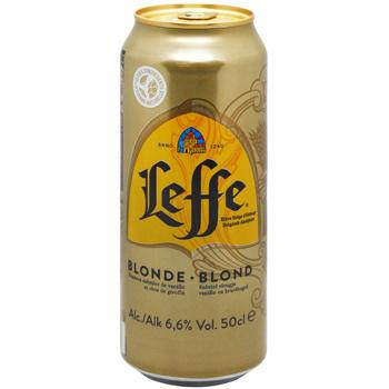 Leffe Blonde Light Beer 6.6% 0.5l - buy, prices for Tavria V - photo 1