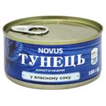 Novus Tuna Pieces in Own Juice 185g