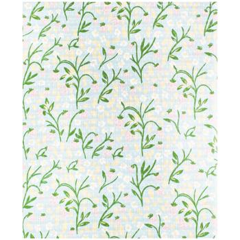 Полотенце кухонное Biltex Flowers вафельное 45x60см в ассортименте - купить, цены на Auchan - фото 2