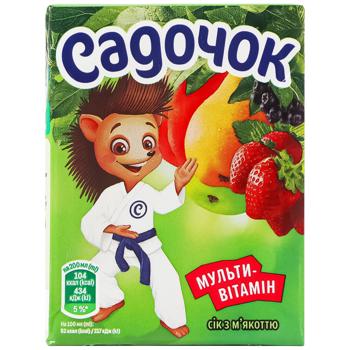 Сік Садочок Мультивітамінний 0,2л - купити, ціни на КОСМОС - фото 3