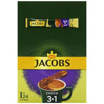Напиток кофейный Jacobs 3в1 Choco растворимый 15г х 24шт - купить, цены на - фото 2
