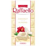 Шоколад белый Raffaello с кокосовой стружкой и миндалем 90г