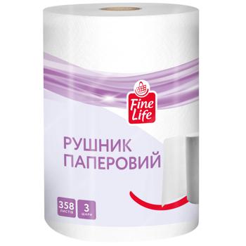 Fine Life XXL 3-ply Paper Towels 358 Sheets