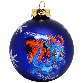 Christmas Magic Dragon Multicolor Christmas Ball 8cm - buy, prices for Auchan - photo 3