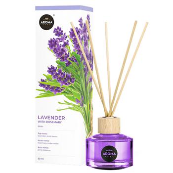 Aroma Home Aromatic sticks Lavender 50ml - buy, prices for METRO - photo 1