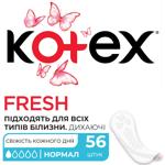 Kotex Fresh Normal Daily Gaskets 56pcs