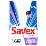 Пральний порошок Savex Premium Whites & Colors 3,4кг